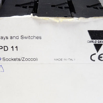Carlo Gavazzi Sockets ZPD11 / Inhalt : 9 Stück / Neu OVP