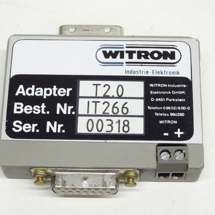 Witron T2.0 Adapter IT266 Stecker
