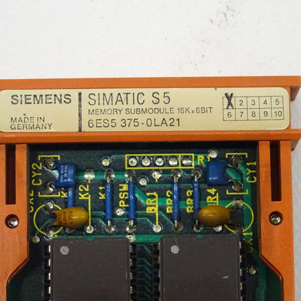 Siemens 6ES5375-0LA21 SIMATIC S5 Memory Submodule 16K x 8BIT Siemens 6ES5 375-0LA21