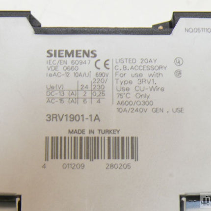 Siemens 3RV1421-1AA10 Motorschutzschalter 3RV1 421-1AA10