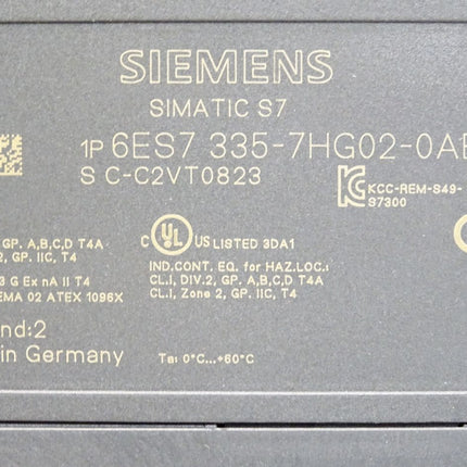 Siemens S7-300 SM335 6ES7335-7HG02-0AB0 6ES7 335-7HG02-0AB0 - Maranos.de