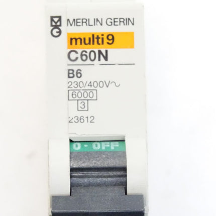 Merlin Gerin Schneider Leitungsschutzschalter Multi9 C60N B6 23612