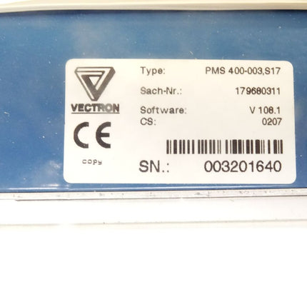 Vectron Frequenzumrichter PMS400-003, S17 / 179680311 / Neu