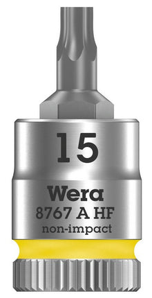 Wera 8767 A HF TX 15 x 28mm Zyklop Bitnuss mit 1/4" Steckschlüssel 05003363001 - Maranos.de