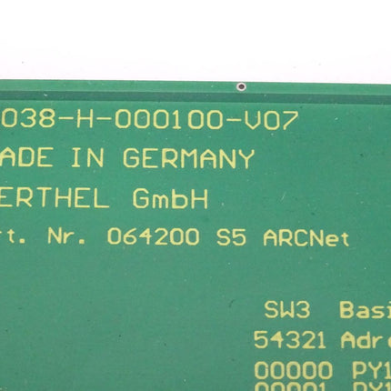 Berthel 0038-H-000100-V07 S5 ARCnet 72840