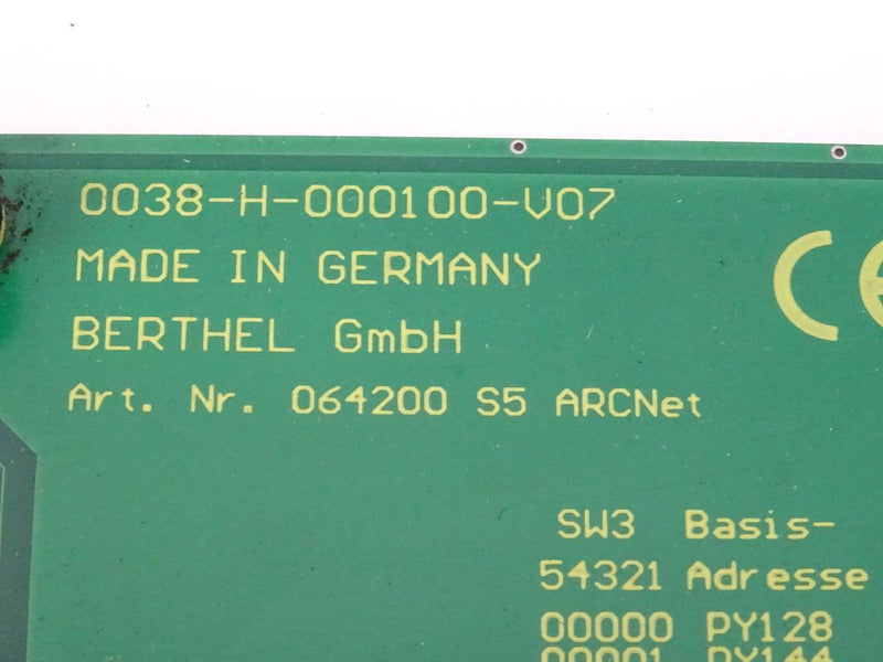 Berthel 0038-H-000100-V07 S5 ARCnet 72840