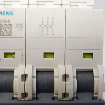 Siemens 5SY6310-6 MCB B10 Leitungsschutzschalter 400V 6kA
