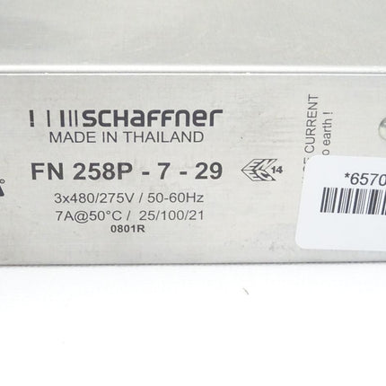 Schaffner FN 258P-7-29 Entstörfilter Netzfilter FN 258P 3x480/275V