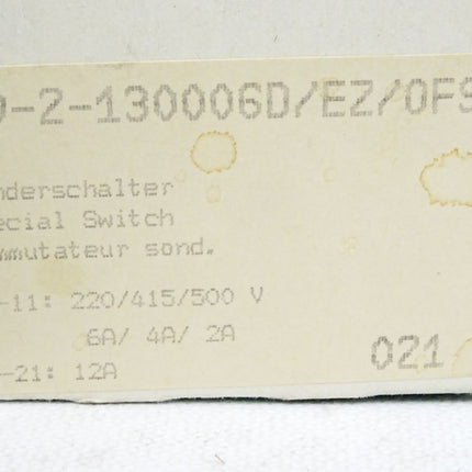 Moeller T0-2-130006D/EZ/0FS Sonderschalter / Neu OVP - Maranos.de