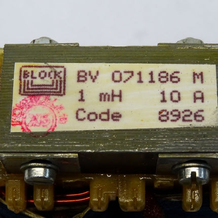 Block BV 071186 M 1mH 10A Trafo Transformator - Maranos.de