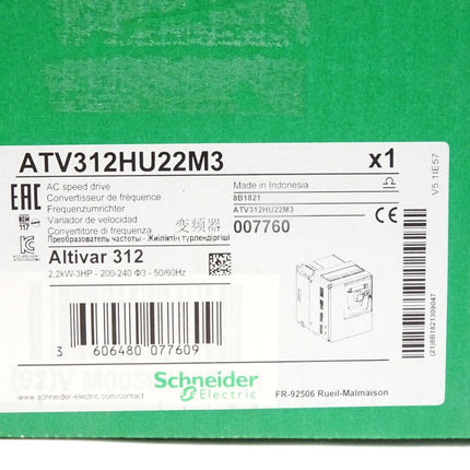 Schneider ATV312HU22M3 Frequenzumrichter Altivar 312 2.2kW 007760 / Neu OVP - Maranos.de
