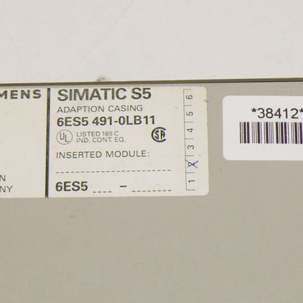 Siemens 6ES5491-0LB11 Adaption Casing 6ES5 491-0LB11