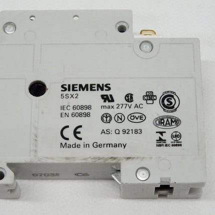 Siemens 5SX2 Leistungschutz Schalter 5SX 2 60898