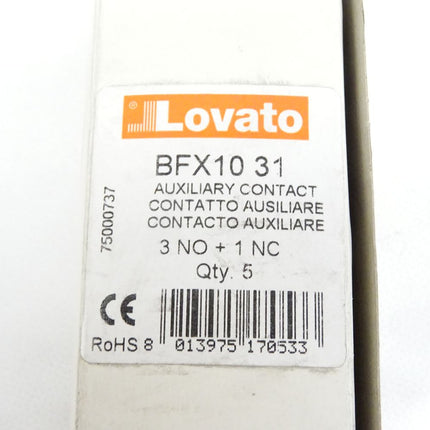 Lovato BFX10 31 / 3NO+1NC / Inhalt : 5 Stück / Neu OVP
