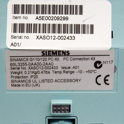 Siemens Sinamics G110/120 PC Kit 6SL3255-0AA00-2AA0 / Neu OVP - Maranos.de