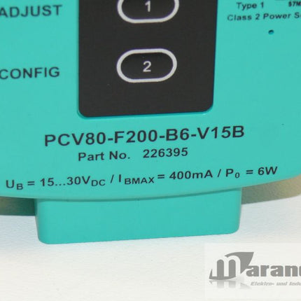 Pepperl+Fuchs PCV80-F200-B6-V15B Part: 226395 inkl. Stecker | Maranos GmbH