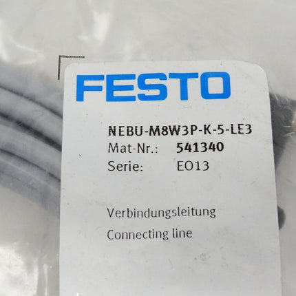 Festo 541340 NEBU-M8W3P-K-5-LE3 / neu OVP versiegelt