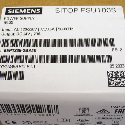 Siemens Sitop PSU100S 6EP1336-2BA10 6EP1 336-2BA10 / Neu OVP versiegelt - Maranos.de