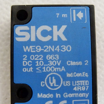 Sick Lichtschranke 2022663 WE9-2N430 / Neu - Maranos.de