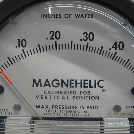 Magnehelic Druckmesser 0-50 Differential Druck / Cat.No.2000-0 C