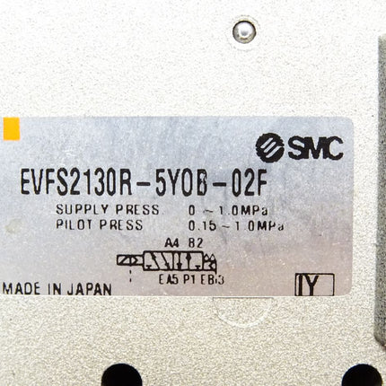SMC EVFS2130R-5YOB-02F Elektromagnetventil