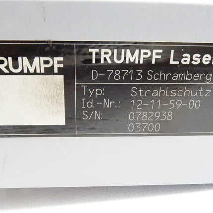 Trumpf Laser / Strahlschutz B / 12-11-59-00
