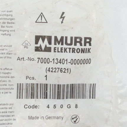 Murr Elektronik 7000-13401-0000000 Buchse M12 gerade 4227621 Steckverbindung neu-OVP