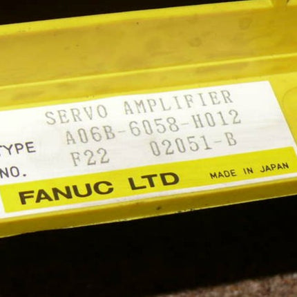 FANUC A06B-6058-H012 / A06B6058H012 AC-SERVO Unit AMPLIFIER
