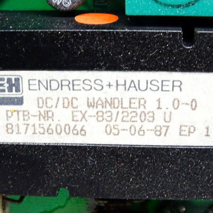 Endress+Hauser FMC470Z Silometer Einschubkarte - Maranos.de