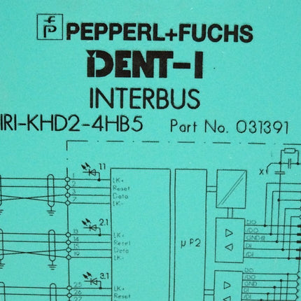 Pepperl+Fuchs 031391 31391 IRI-KHD2-4HB5 Control Interface - Maranos.de