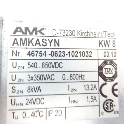 AMK AMKASYN KW8 / 46754-0623-1021032 / v03.10 / Servomodul