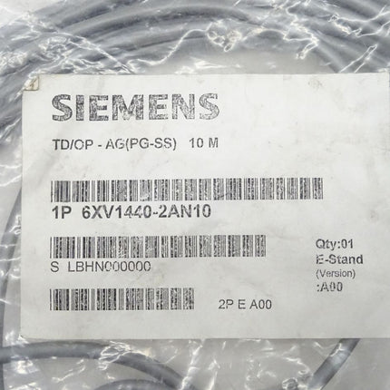 Siemens 6XV1830-2AN10 Steckleitung 10m V: A00 / 6XV1 830 2AN10  / Neu / OVP/vers.