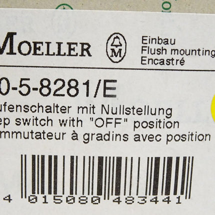 Moeller T0-5-8281/E Stufenschalter / Neu OVP - Maranos.de