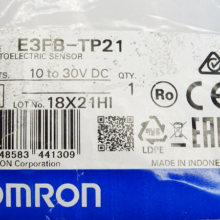 Omron Photoelectric sensor E3FB-TP21 E3FB-TP21-L + E3FB-TP21-D / Neu OVP - Maranos.de