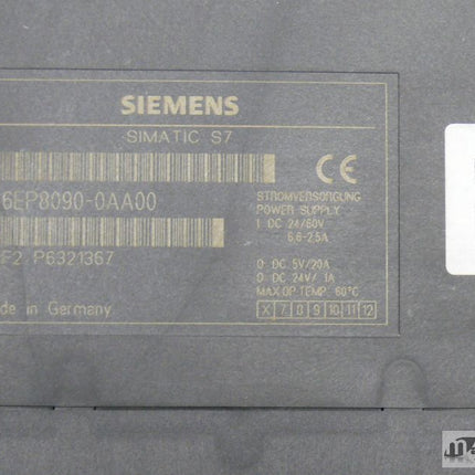 Siemens Simatic  6EP8090-0AA00 E.6 Power Supply 6EP8 090-0AA00 | Maranos GmbH