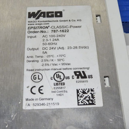 WAGO 787-1622 Primär getaktete Stromversorgung