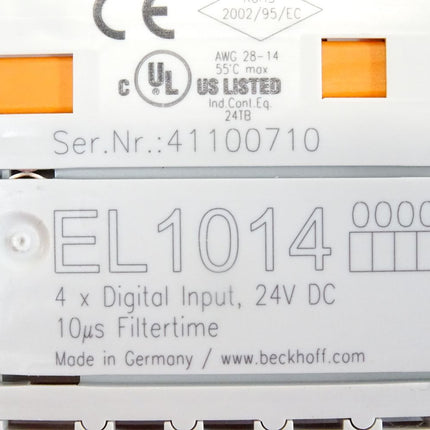 Beckhoff EL1014 4xDigital Input 24VDC - Maranos.de