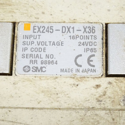 SMC Digital Input Block EX245-DX1-X36 + Bus Modul EX245-SPR1-X165