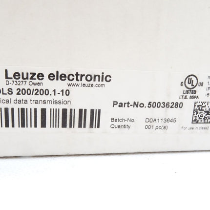 Leuze electronic DDLS200/200.1-10 50036280 Optische Datenübertragung / Neu OVP - Maranos.de