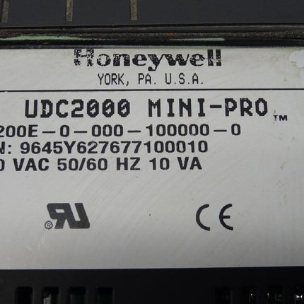 Honeywell UDC2000 MINI-PRO DC200E-0-000-100000-0