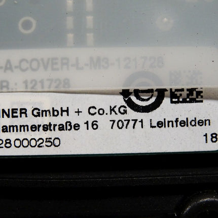 Euchner front -bedienteil / MGB-Sichereitsschalter / MGB-A-COVER-L-M3-121728 / 121728 / Neu OVP