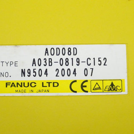 Fanuc AOD08D digitale Ausgabeeinheit A03B-0819-C152 // N9504 2004 07