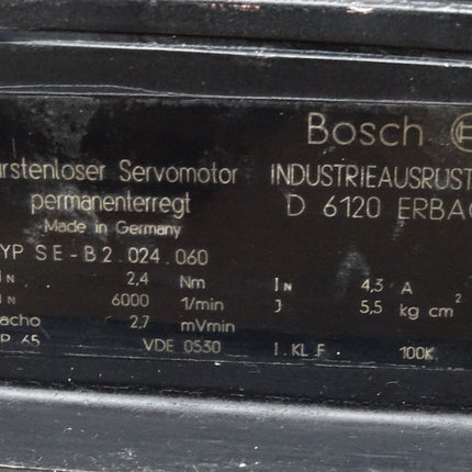 Bosch Servomotor SE-B2.024.060 6000min-1 - Maranos.de