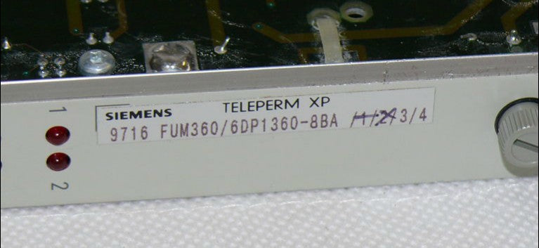 Siemens Teleperm XP Baugruppe FUM360 / 6DP1360-8BA / 6DP13608BA / 9647