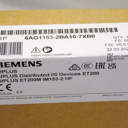 Siemens Siplus 6AG1153-2BA10-7XB0 / Neu OVP versiegelt - Maranos.de