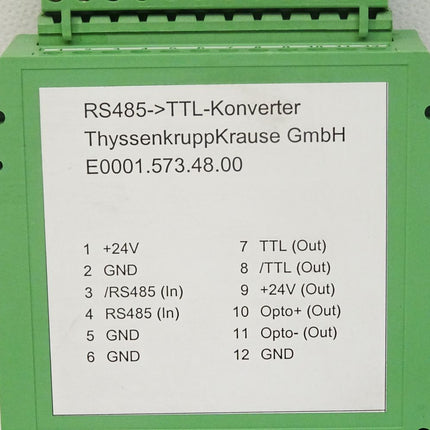 ThyssenkruppKrause  RS485->TTL-Konverter E0001.573.48.00
