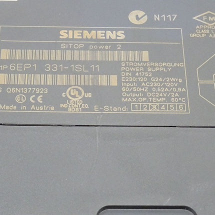 Siemens Sitop power 2 6EP1331-1SL11 / 6EP1 331-1SL11