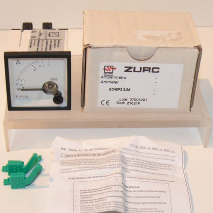 NEU: ZURC EC48P2 / 2,5A / Ammeter Amperimetro