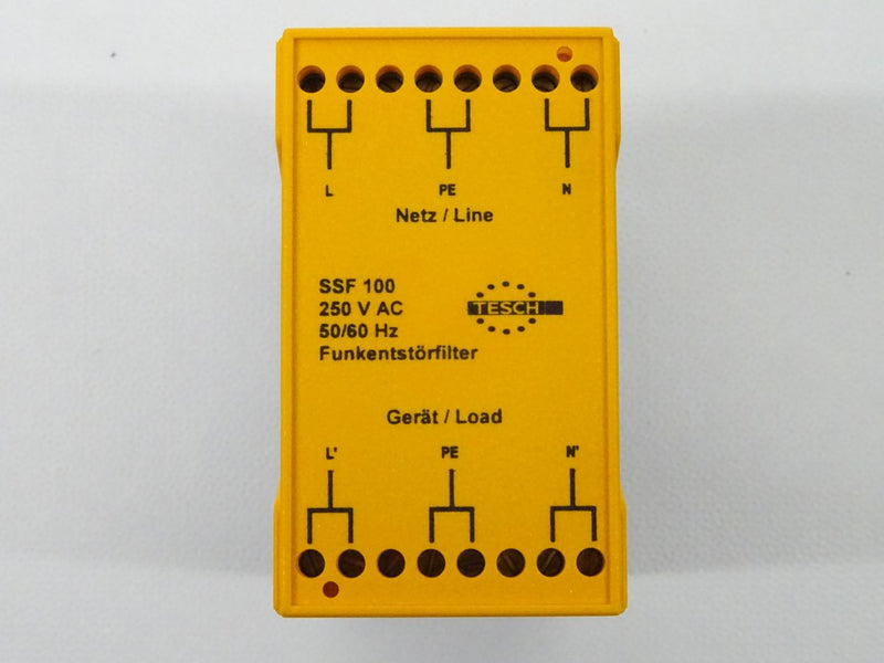 Tesch SSF100-2-6A Funkenstörfilter NEU/OVP / SSF100