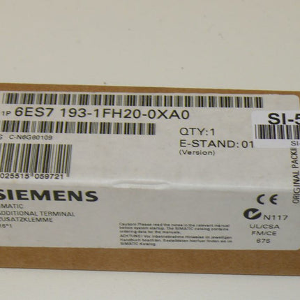 Neu OVP Siemens 6ES7193-1FH20-0XA0 / 6ES7 1931-FH20-0XA0 versiegelt